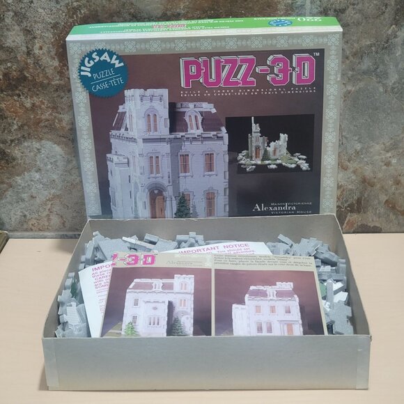 Puzz 3D Alexandria Victorian House Puzzle Jigsaw Puzzle - Picture 6 of 9